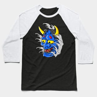 Hannya Mask Drfit At Sea Baseball T-Shirt